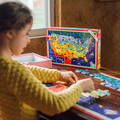 100 Piece Puzzle - This Land is Your Land by Eeboo