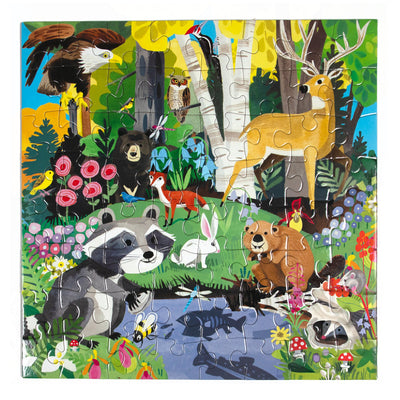 64 Piece Puzzle - Woodland by Eeboo