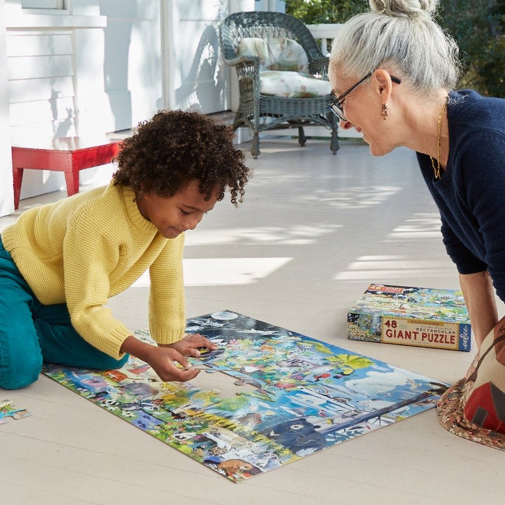 48 Piece Giant Puzzle - Within the Biome by Eeboo