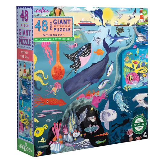 48 Piece Giant Puzzle - Within the Sea by Eeboo