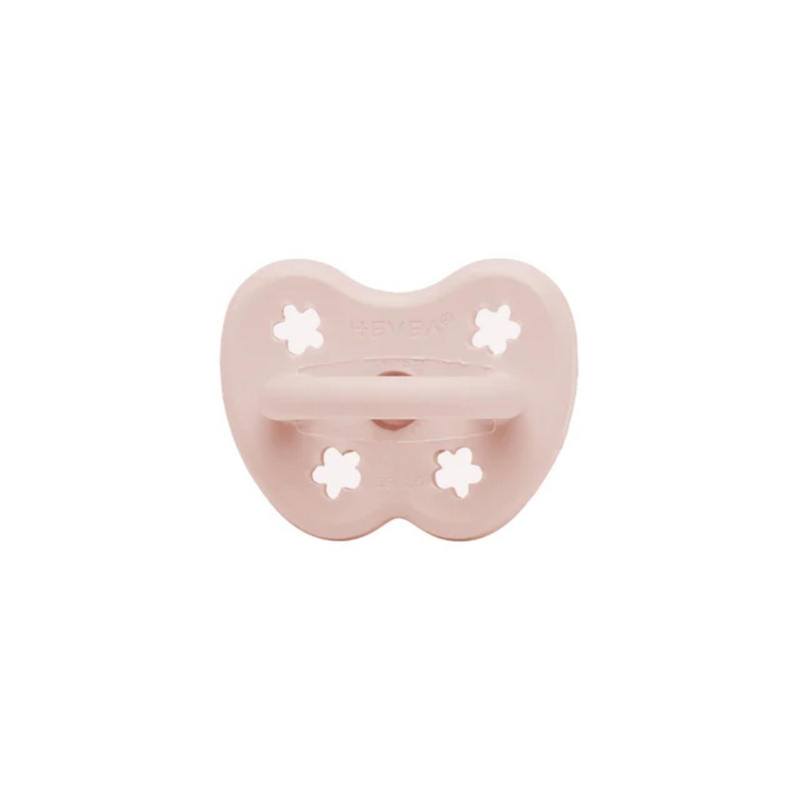 Orthodontic Natural Rubber Pacifier - Powder Pink by Hevea