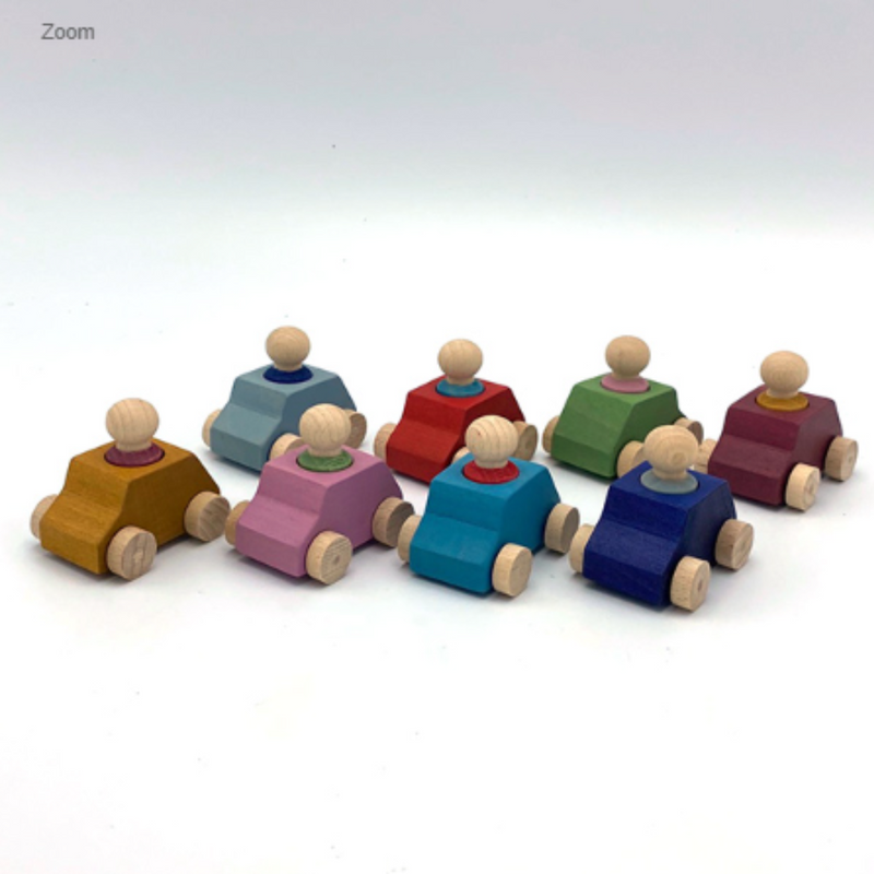 Pack of 8 Cars with Figures by Lubulona