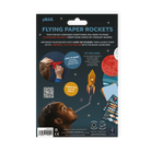 Pakkaging of Pikkil flying paper rockets kit on a white background
