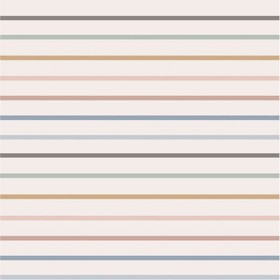 Long Sleeve Waterproof Bib - Pastel Stripes by Loulou Lollipop