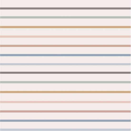 Long Sleeve Waterproof Bib - Pastel Stripes by Loulou Lollipop