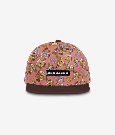 Peanutty & Jelly Joy Snapback - Wild Rose by Headster Kids