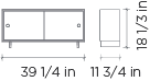 Perch Twin Bunk Console by Oeuf