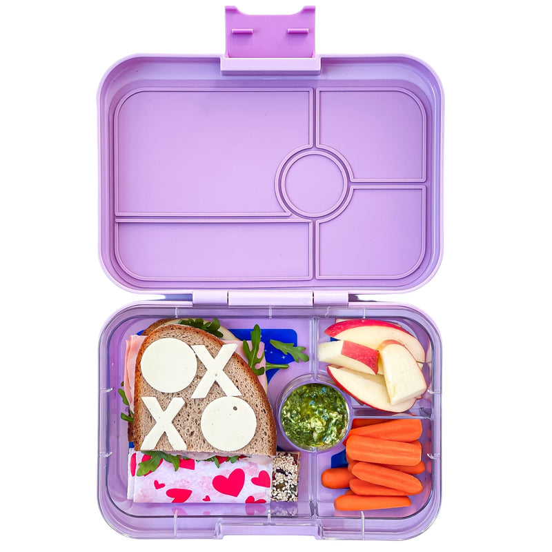 Yumbox Tapas Bento Lunch Box - 4 Compartment - Seville Purple