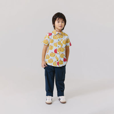 Jack Shirt - Gold Apples by Pink Chicken - FINAL SALE