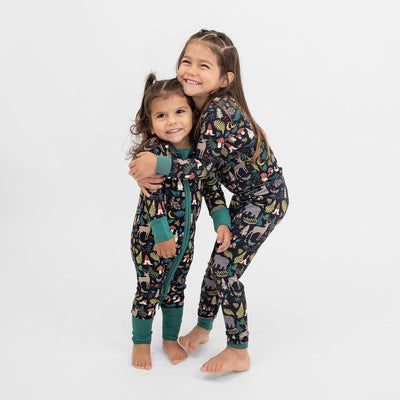 Night Forest Bamboo Pajamas Baby Romper by Emerson and Friends