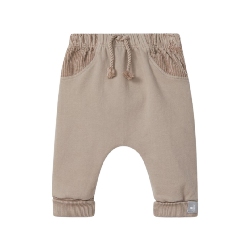 Plush Pull Up Pants - Taupe by Snug