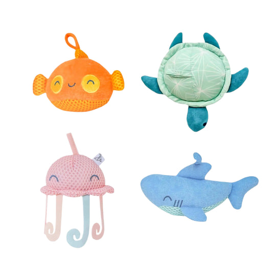 Plush Bath Toy Set - Oceana by Copper Pearl