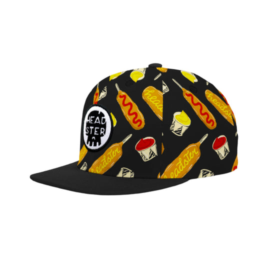 Pogo Snapback Hat - Black by Headster Kids - FINAL SALE