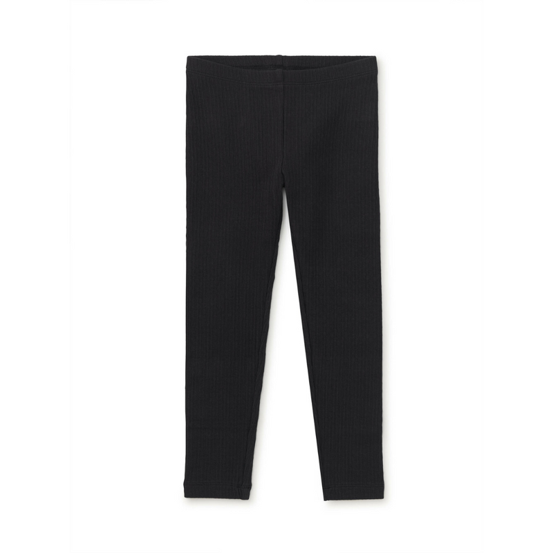 Pointelle Leggings - Jet Black by Tea Collection