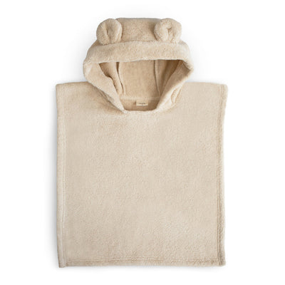 Organic Cotton Bear Poncho Towel - Fog by Mushie & Co