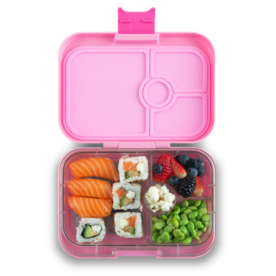 Yumbox Panino Leakproof Bento Box - 4 Compartment - Power Pink