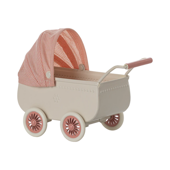 Pram, Mouse - Coral by Maileg