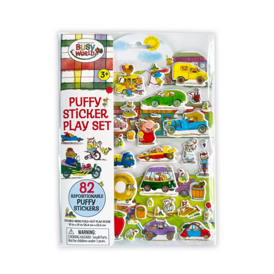 Richard Scarry's Busy World Puffy Sticker Play Set by Bright Stripes