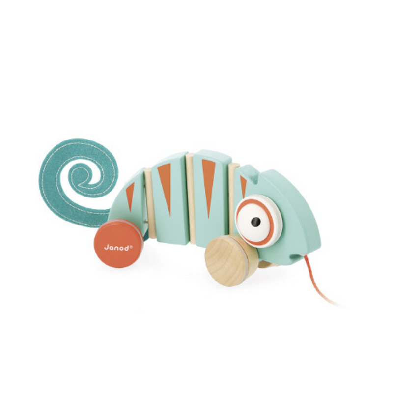 Pull Along Chameleon by Janod