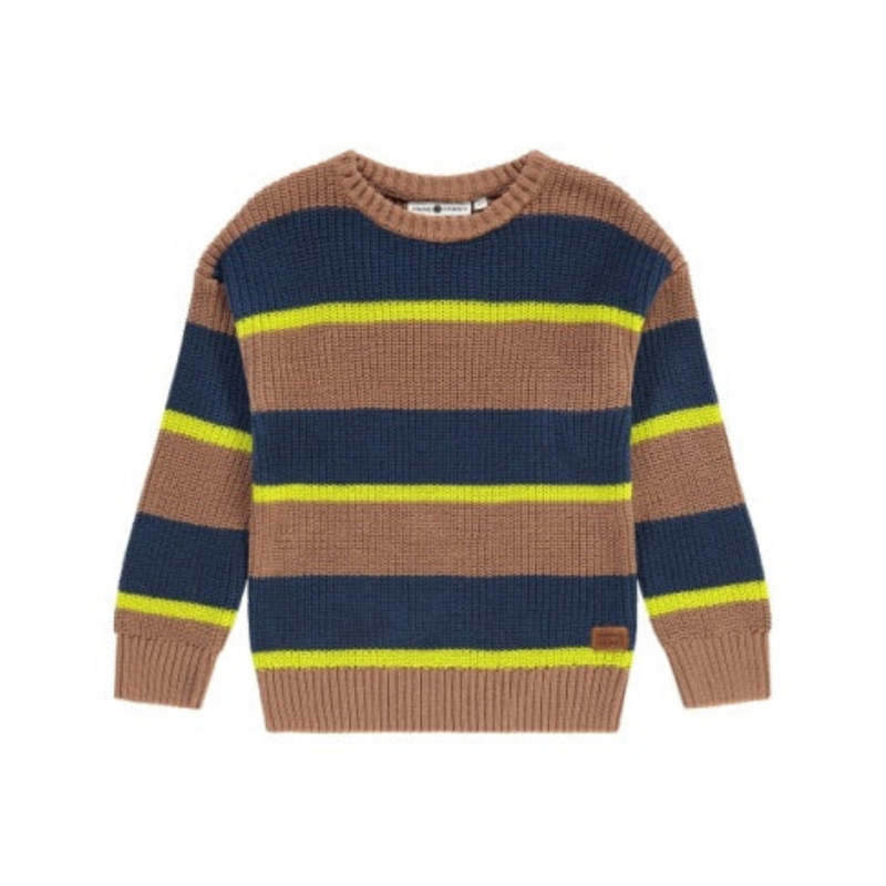 Pullover Stripe Sweater - Caramel by Babyface