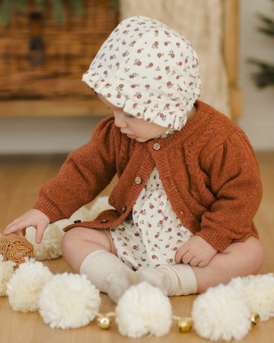 Holly Cardigan - Cranberry by Quincy Mae