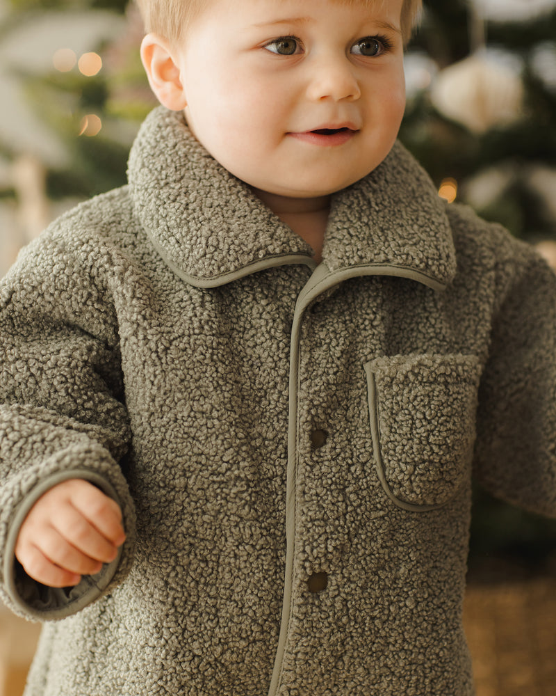 Shearling Jumpsuit - Forest by Quincy Mae