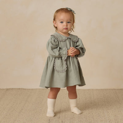 Marisol Dress - Fern by Quincy Mae