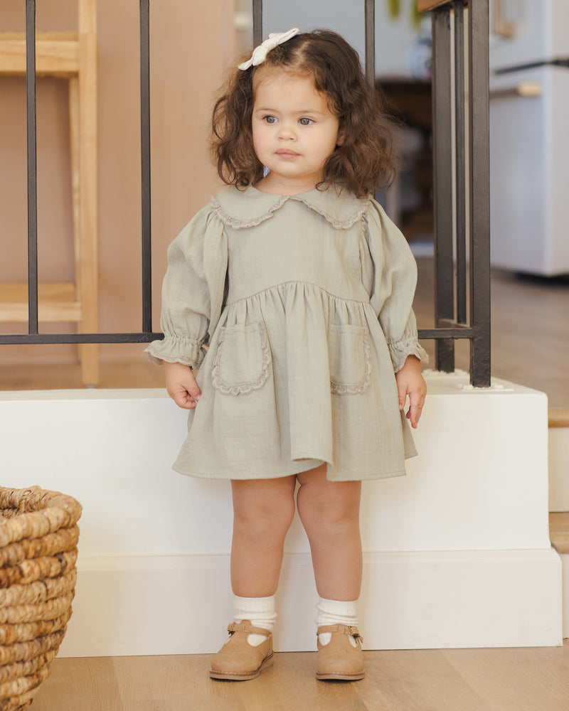 Marisol Dress - Fern by Quincy Mae