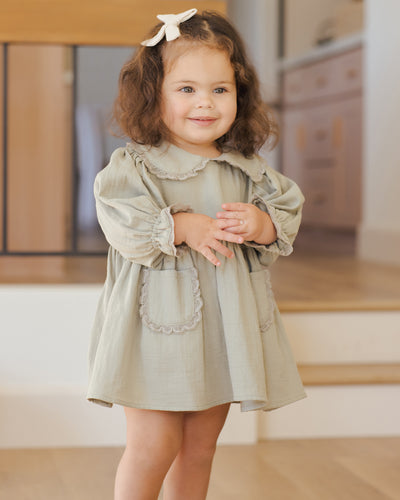 Marisol Dress - Fern by Quincy Mae