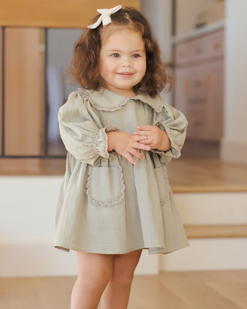 Marisol Dress - Fern by Quincy Mae