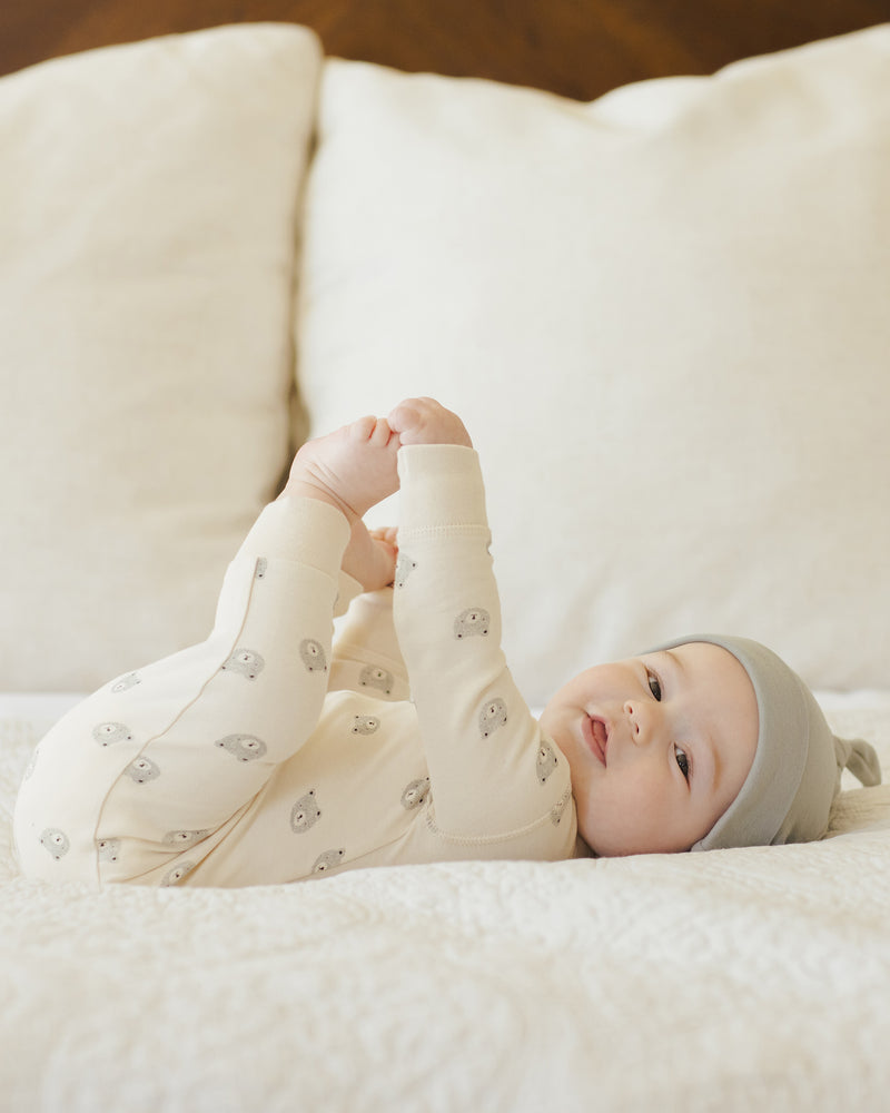 Zip Long Sleeve Sleeper - Bears by Quincy Mae