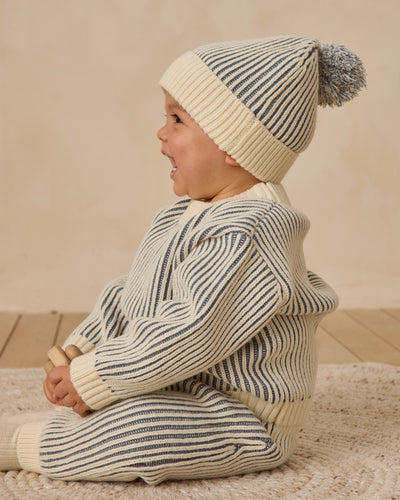 Chunky Knit Pant - Ocean by Quincy Mae