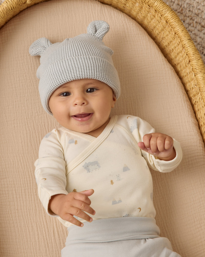 Side Snap Bodysuit + Pant Set - Polar Bears by Quincy Mae