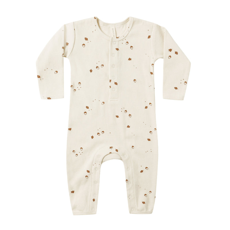 Ribbed Baby Jumpsuit - Acorns by Quincy Mae - FINAL SALE