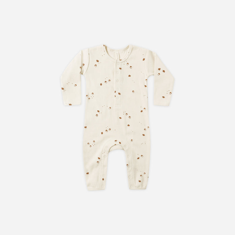 Ribbed Baby Jumpsuit - Acorns by Quincy Mae - FINAL SALE