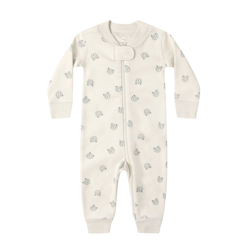 Zip Long Sleeve Sleeper - Bears by Quincy Mae