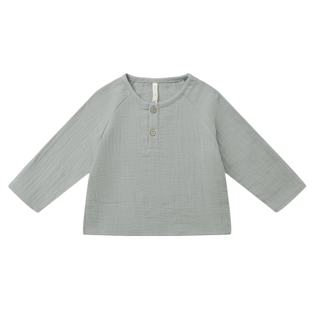 Light green long-sleeve shirt on a white background