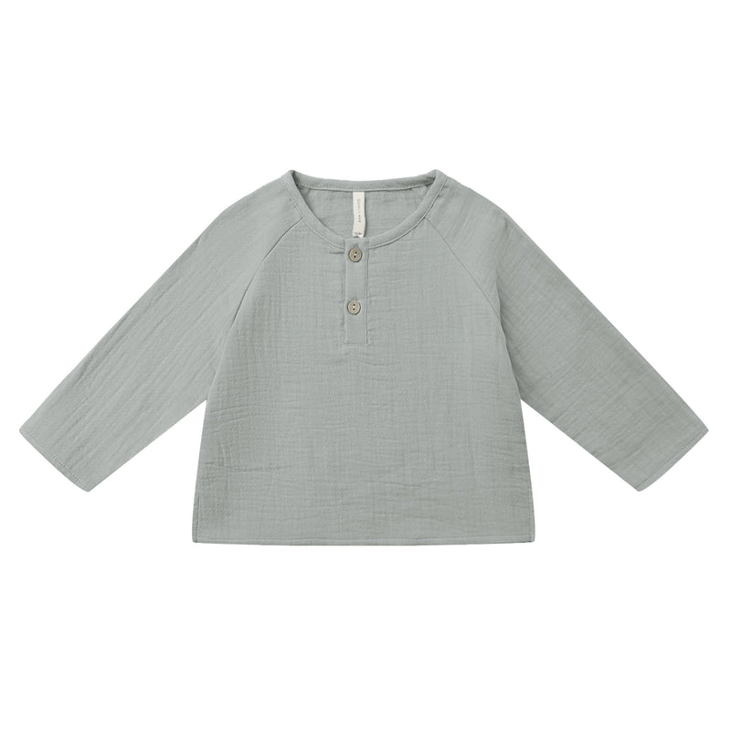 Zion Shirt - Steel Blue by Quincy Mae