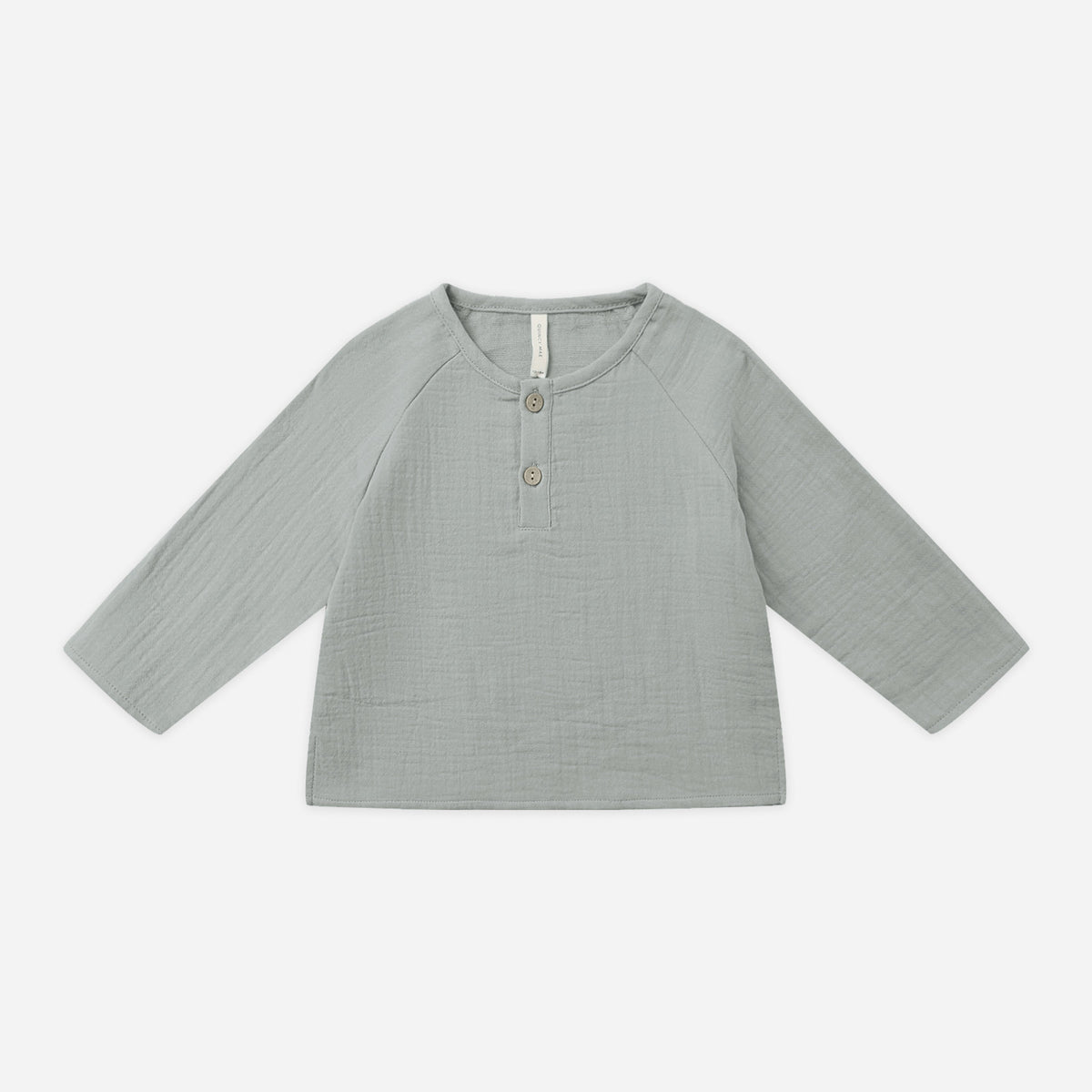 Light green long-sleeve shirt on a white background