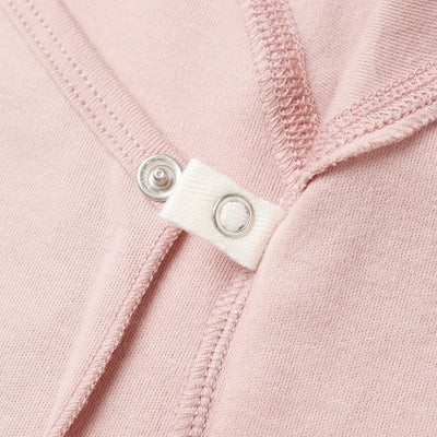 Wrap Top + Footed Pant Set - Rose by Quincy Mae