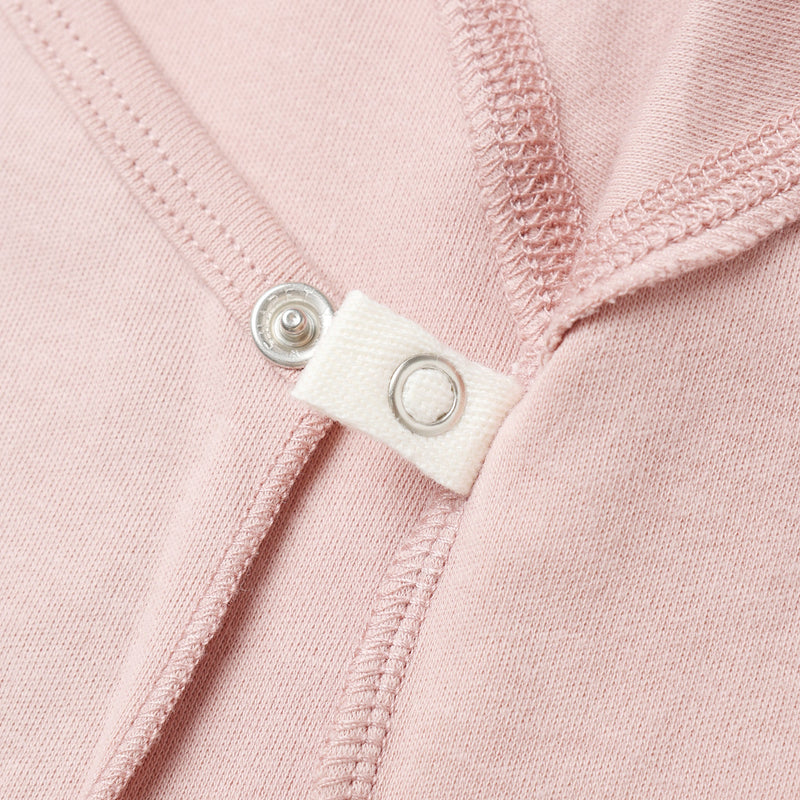 Wrap Top + Footed Pant Set - Rose by Quincy Mae