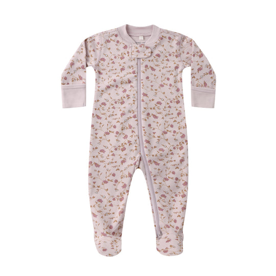 Zip Long Sleeve Sleeper Footie - Garden by Quincy Mae