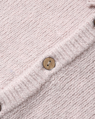 Ruffle Collar Cardigan - Lilac by Quincy Mae