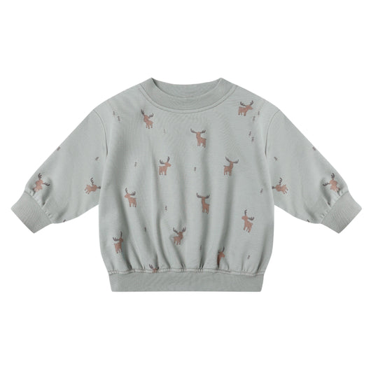 Relaxed Sweatshirt - Moose by Quincy Mae