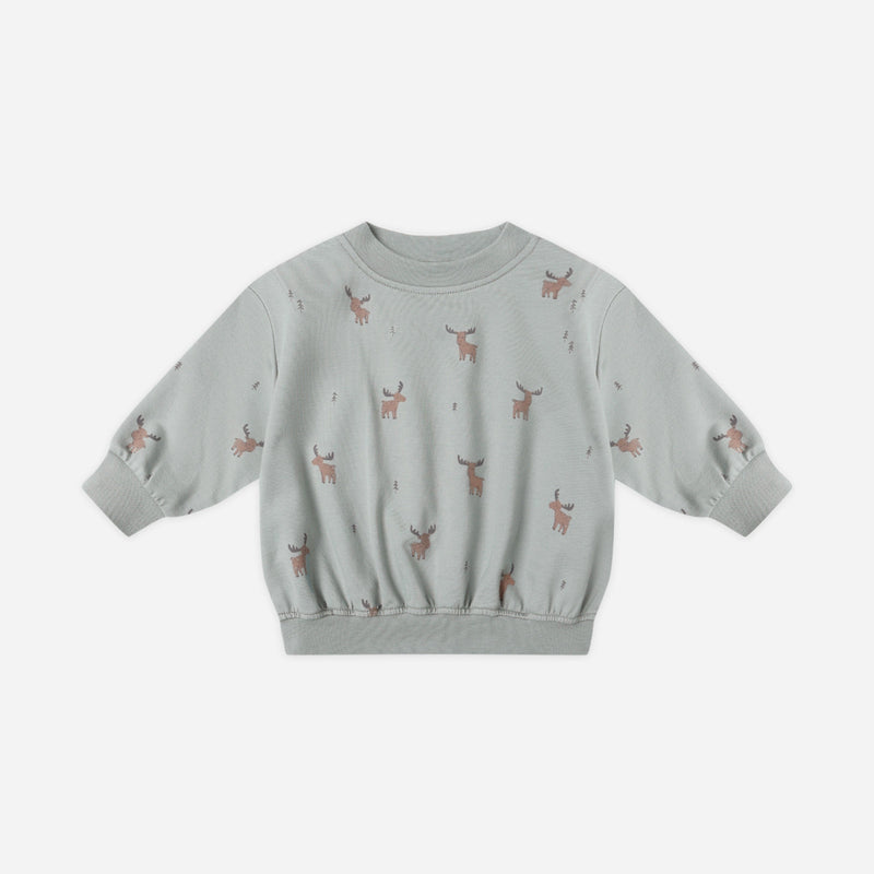 Relaxed Sweatshirt - Moose by Quincy Mae