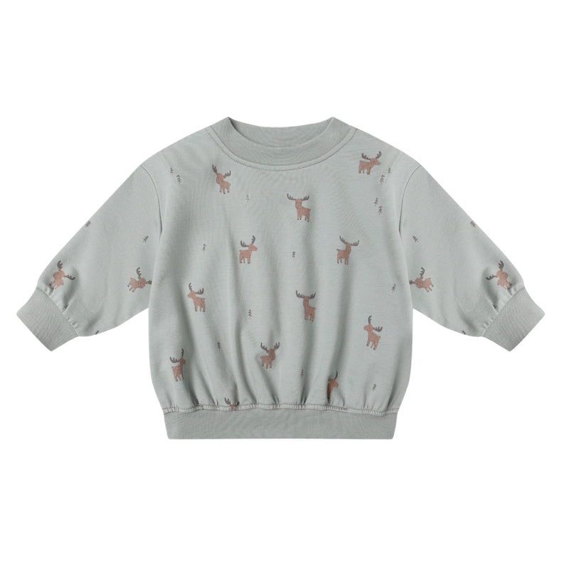 Relaxed Sweatshirt - Moose by Quincy Mae