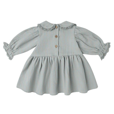 Marisol Dress - Steel Blue by Quincy Mae