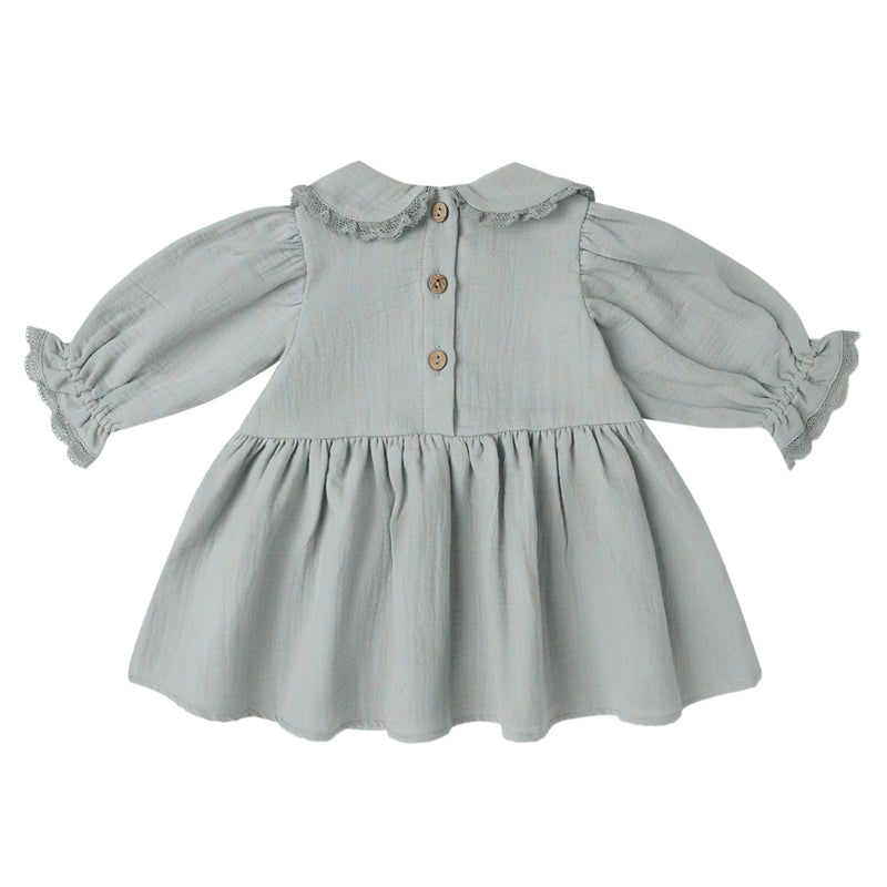 Marisol Dress - Steel Blue by Quincy Mae