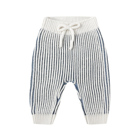 Chunky Knit Pant - Ocean by Quincy Mae