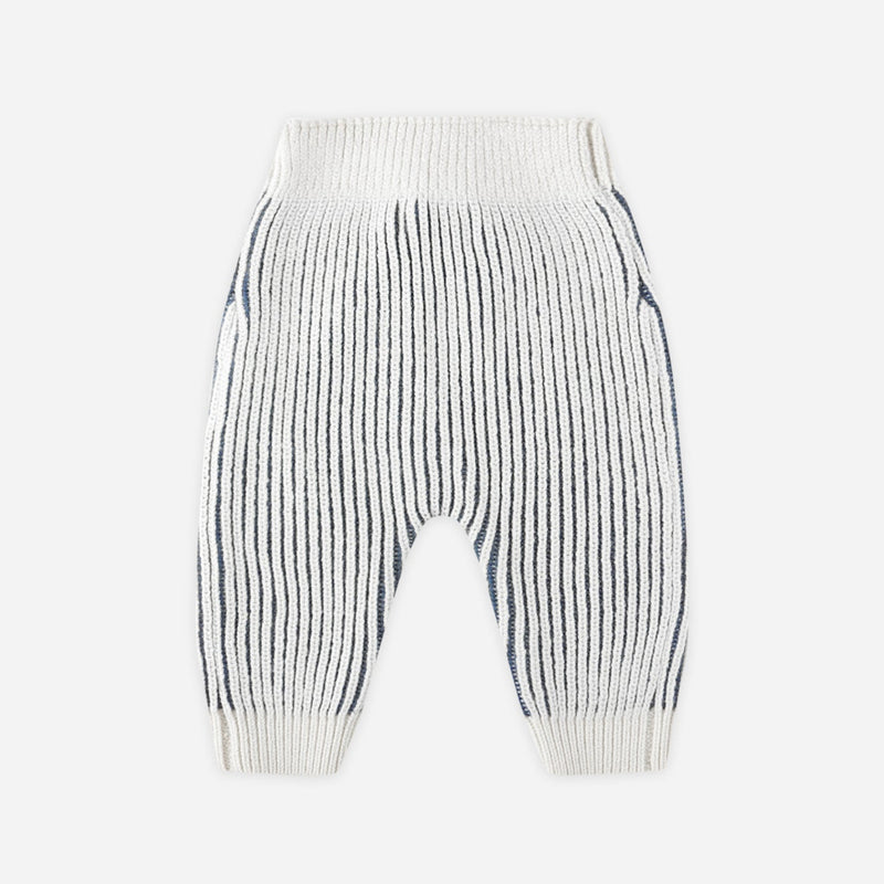 Chunky Knit Pant - Ocean by Quincy Mae
